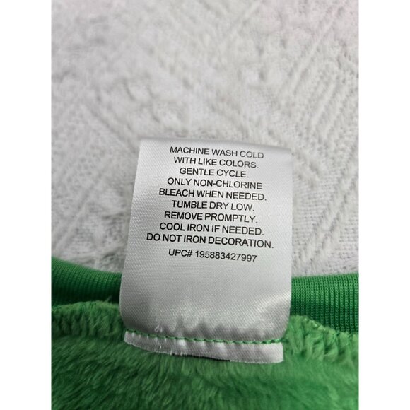 The Grinch Green Fleece Pullover Sweater Naughty Graphic Xmas Theme Unisex XXXL - Picture 4 of 4